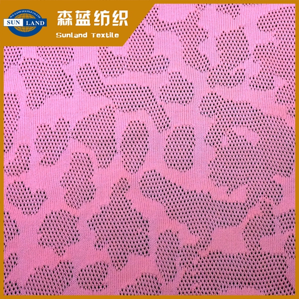 陵水黎族自治縣仿爛花提花氨綸汗布 Jacquard poly span jersey